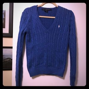 Cable knit sweater